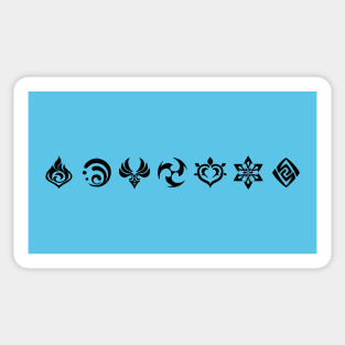 Symbol Game Genshin Impact Sticker